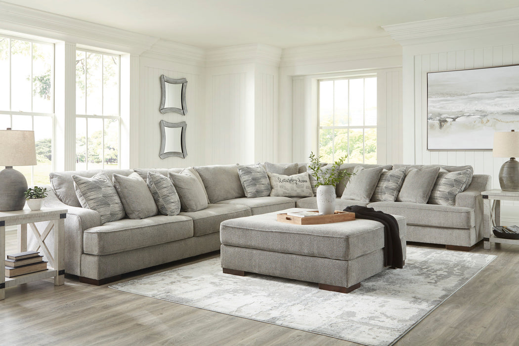 Bayless Smoke 4-Piece Sectional - SET | 5230466 | 5230467 | 5230477 | 5230446 | 5230408 - Vega Furniture