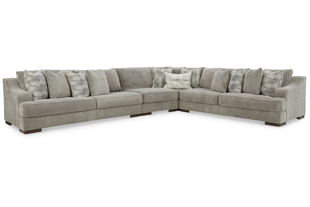 Bayless Smoke 4-Piece Sectional - SET | 5230466 | 5230467 | 5230477 | 5230446 | 5230408 - Vega Furniture