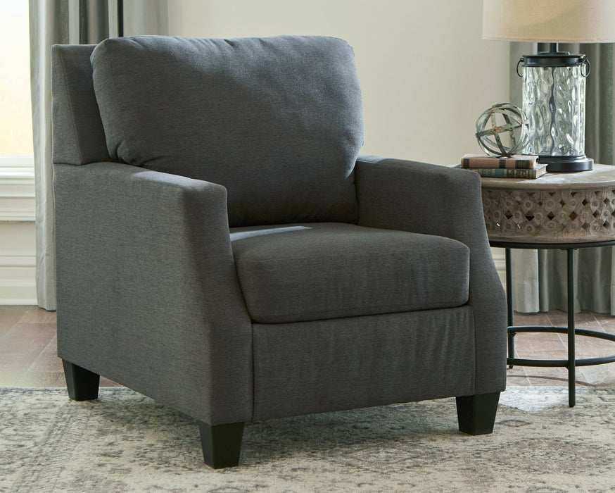 Bayonne Charcoal Living Room Set - SET | 3780138 | 3780135 | 3780120 | 3780114 - Vega Furniture