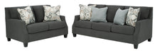 Bayonne Charcoal Living Room Set - SET | 3780138 | 3780135 | 3780120 | 3780114 - Vega Furniture