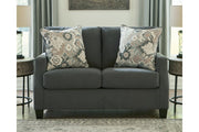 Bayonne Charcoal Loveseat - 3780135 - Vega Furniture