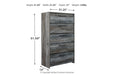 Baystorm Gray Chest of Drawers - B221-46 - Vega Furniture