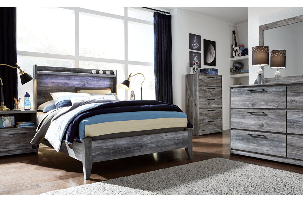 Baystorm Gray Full Panel Bed - SET | B221-84 | B221-87 - Vega Furniture