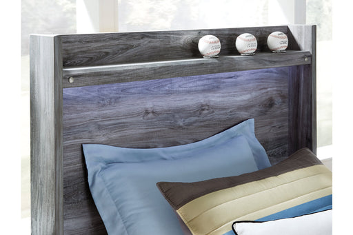 Baystorm Gray Full Panel Bed with 2 Storage Drawers - SET | B100-12 | B221-84S | B221-87 | B221-89 - Vega Furniture