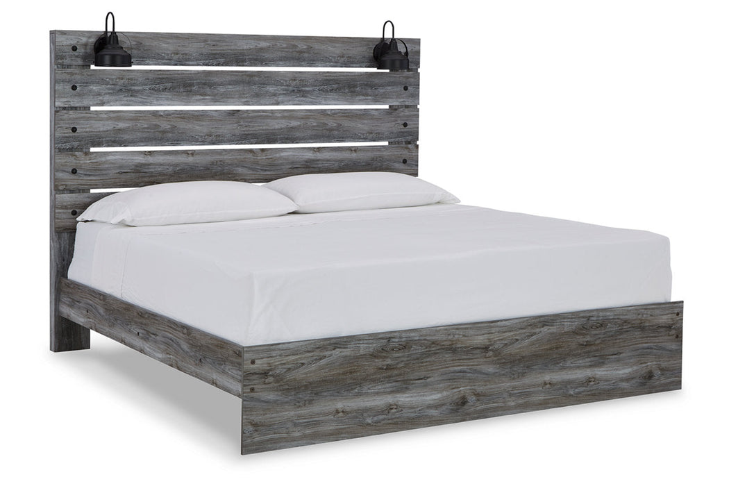 Baystorm Gray King Panel Bed - SET | B221-156 | B221-158 | B221-97 - Vega Furniture