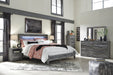 Baystorm Gray LED Panel Bedroom Set - SET | B221-54 | B221-57 | B221-31 | B221-35 - Vega Furniture