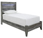 Baystorm Gray LED Panel Youth Bedroom Set - SET | B221-52 | B221-53 | B221-91 | B221-46 - Vega Furniture