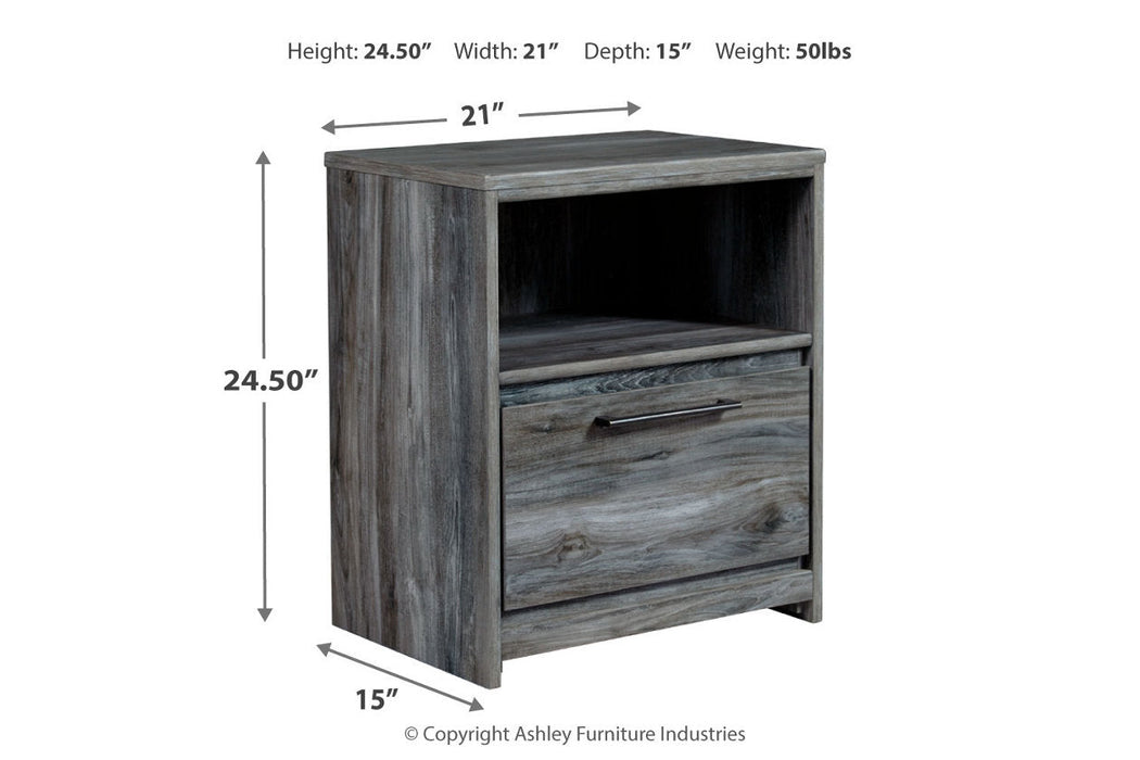 Baystorm Gray Nightstand - B221-91 - Vega Furniture