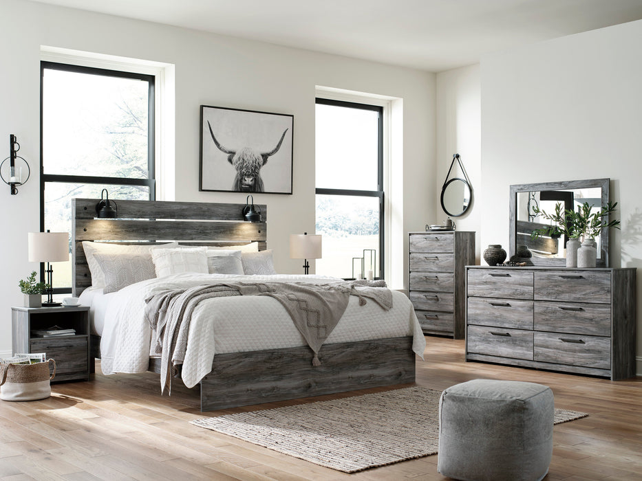 Baystorm Gray Panel Bedroom Set - SET | B221-154 | B221-157 | B221-96 | B221-31 | B221-35 - Vega Furniture