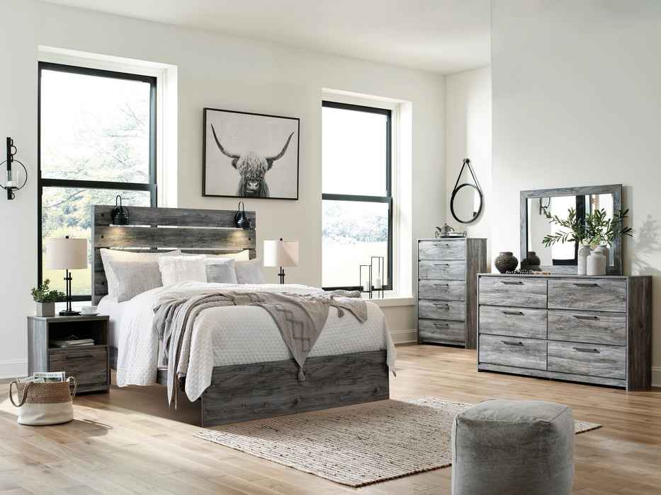 Baystorm Gray Panel Bedroom Set - SET | B221-154 | B221-157 | B221-96 | B221-31 | B221-35 - Vega Furniture