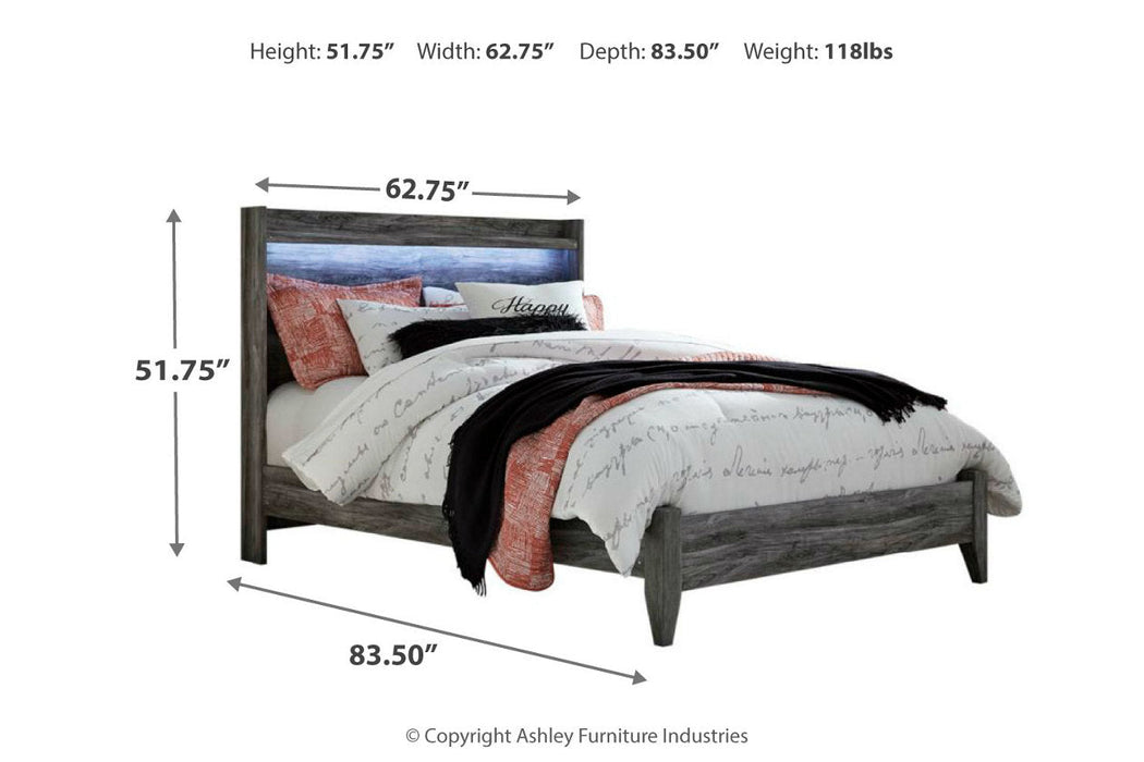Baystorm Gray Queen Panel Bed - SET | B221-54 | B221-57 - Vega Furniture