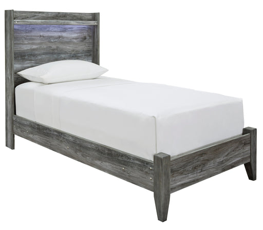 Baystorm Gray Twin LED Panel Bed - SET | B221-52 | B221-53 - Vega Furniture