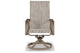 Beach Front Beige Sling Swivel Chair, Set of 2 - P323-603A - Vega Furniture