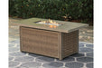 Beachcroft Beige Fire Pit Table - P791-773 - Vega Furniture