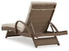 Beachcroft Beige Outdoor Chaise Lounge with Cushion - P791-815 - Vega Furniture