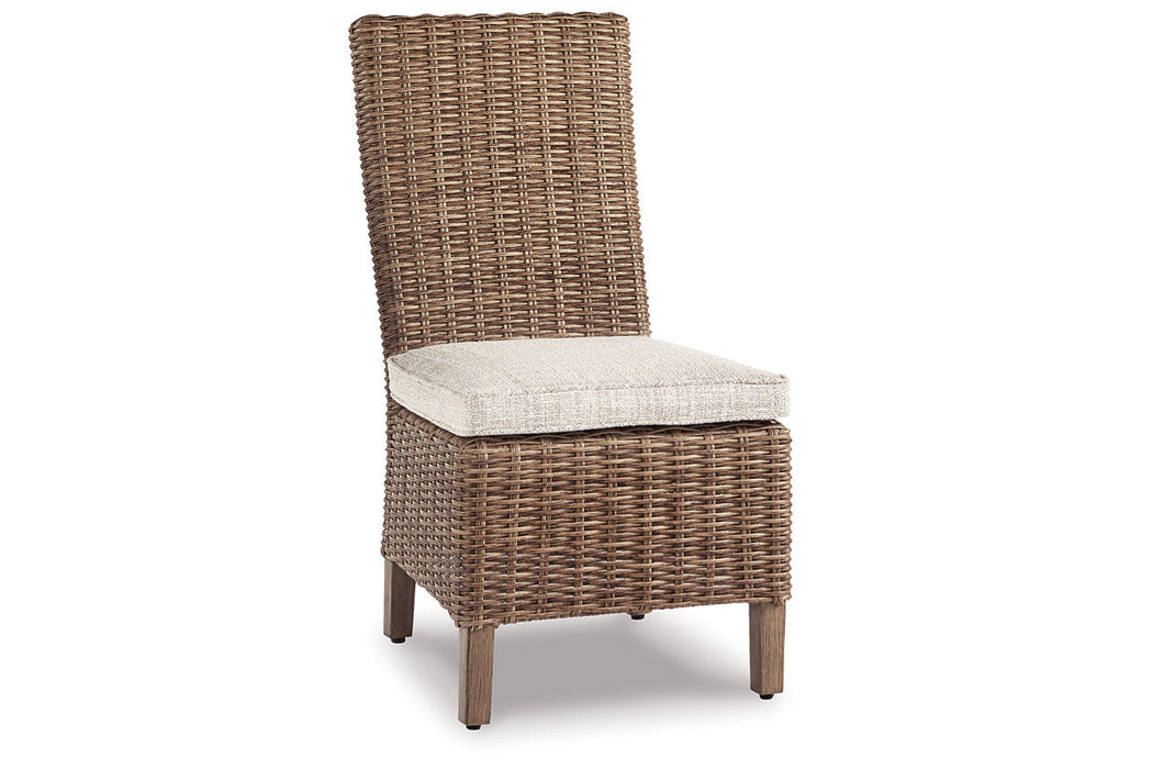 Beachcroft Beige Side Chair with Cushion, Set of 2 - P791-601 - Vega Furniture