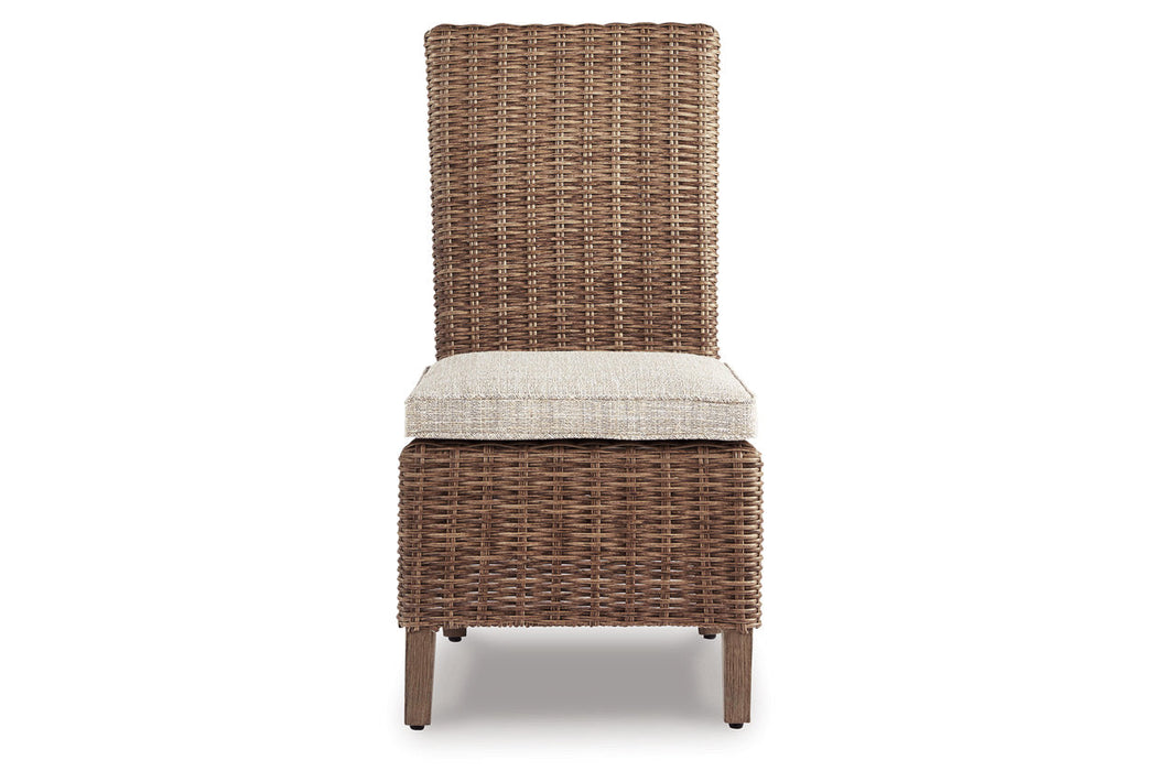 Beachcroft Beige Side Chair with Cushion, Set of 2 - P791-601 - Vega Furniture