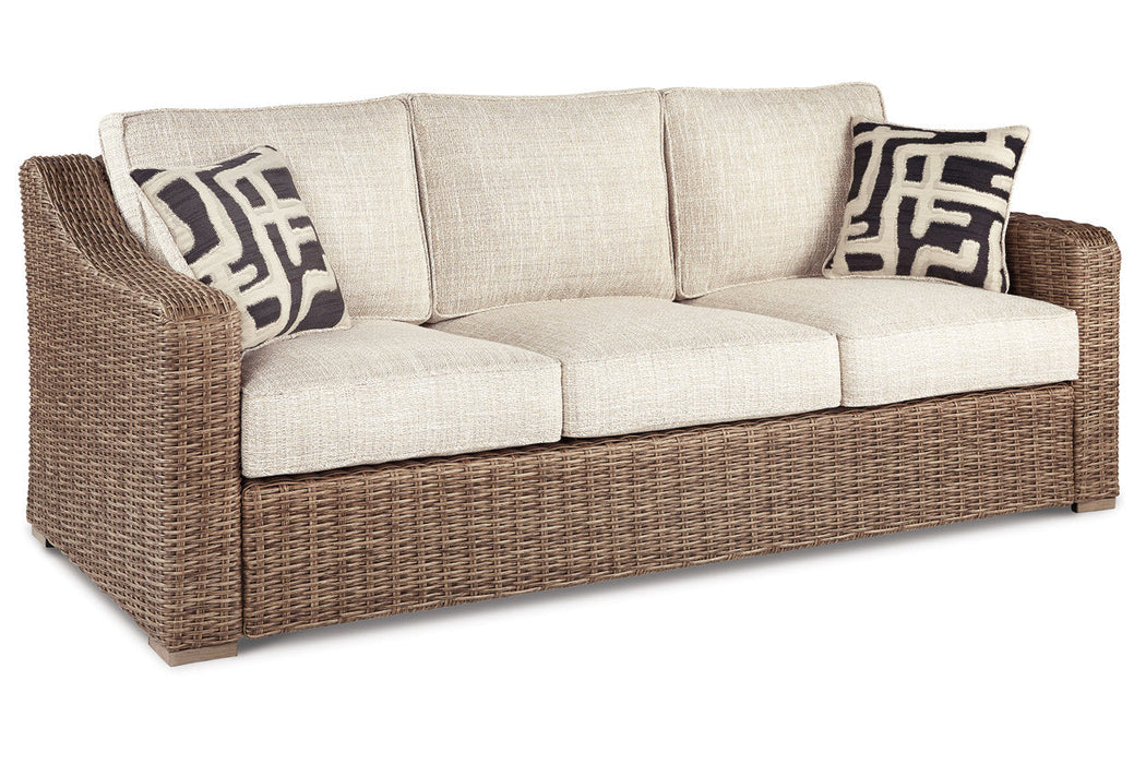 Beachcroft Beige Sofa with Cushion - P791-838 - Vega Furniture