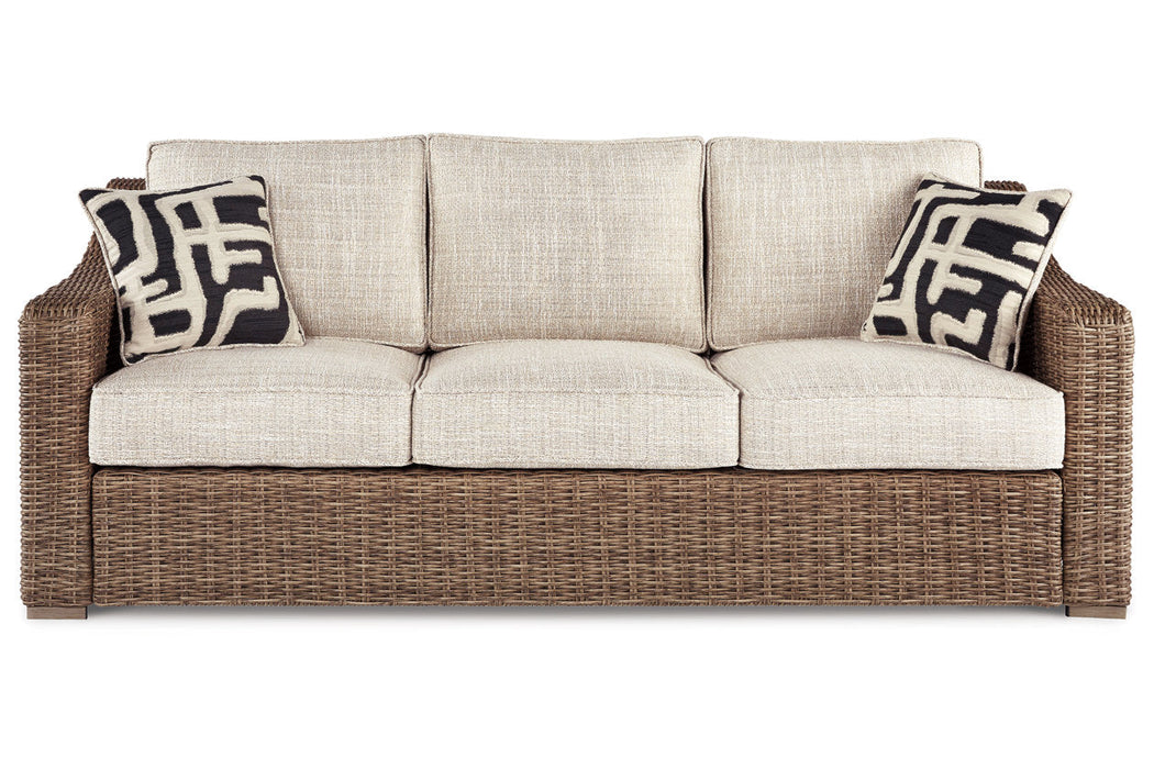 Beachcroft Beige Sofa with Cushion - P791-838 - Vega Furniture