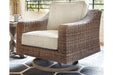 Beachcroft Beige Swivel Lounge Chair - P791-821 - Vega Furniture