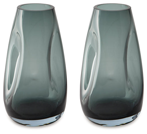 Beamund Teal Blue Vase (Set of 2) - A2900010 - Vega Furniture