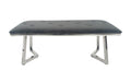 Beaufort Dark Gray Upholstered Tufted Bench - 109453 - Vega Furniture