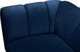 Beaumont Blue Velvet Chair - 626Navy-C - Vega Furniture