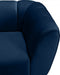 Beaumont Blue Velvet Chair - 626Navy-C - Vega Furniture