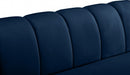 Beaumont Blue Velvet Sofa - 626Navy-S - Vega Furniture