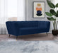Beaumont Blue Velvet Sofa - 626Navy-S - Vega Furniture