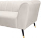 Beaumont Cream Velvet Sofa - 626Cream-S - Vega Furniture