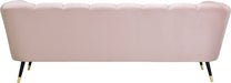 Beaumont Pink Velvet Sofa - 626Pink-S - Vega Furniture