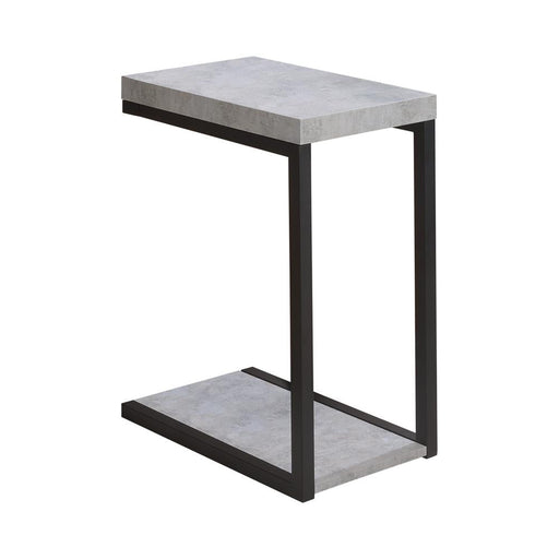 Beck Cement/Black Accent Table - 902933 - Vega Furniture