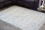 Beckfille Blue/Gray/Cream 5' x 7' Rug - R405962 - Vega Furniture