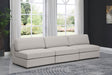 Beckham Beige Linen Textured Modular 114" Sofa - 681Beige-S114B - Vega Furniture