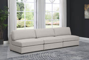 Beckham Beige Linen Textured Modular 114