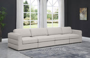 Beckham Beige Linen Textured Modular 152