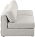 Beckham Beige Linen Textured Modular 76" Loveseat - 681Beige-S76B - Vega Furniture