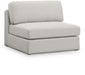 Beckham Beige Linen Textured Modular Armless Chair - 681Beige-Armless - Vega Furniture