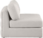 Beckham Beige Linen Textured Modular Armless Chair - 681Beige-Armless - Vega Furniture