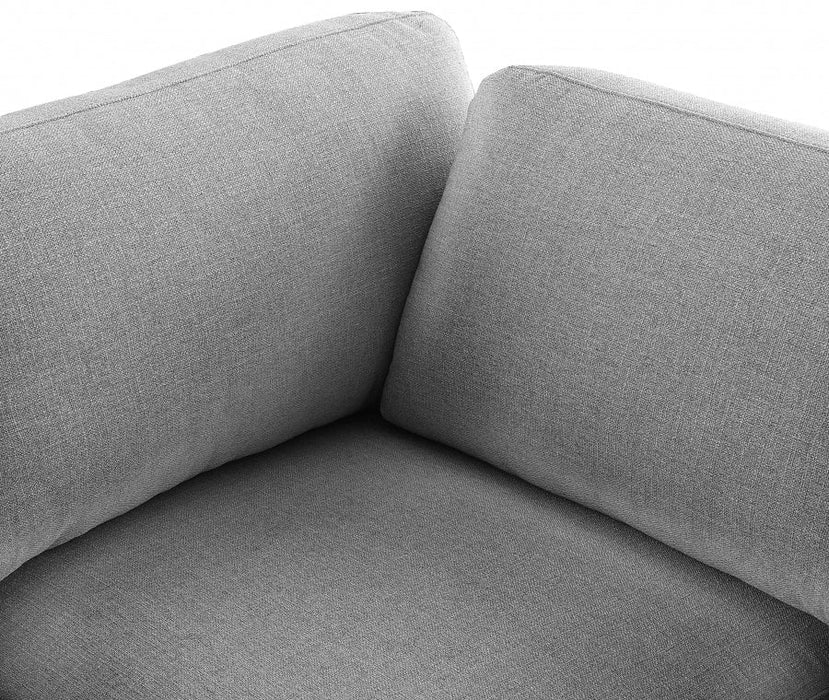 Beckham Grey Linen Textured Modular Corner Chair - 681Grey-Corner - Vega Furniture
