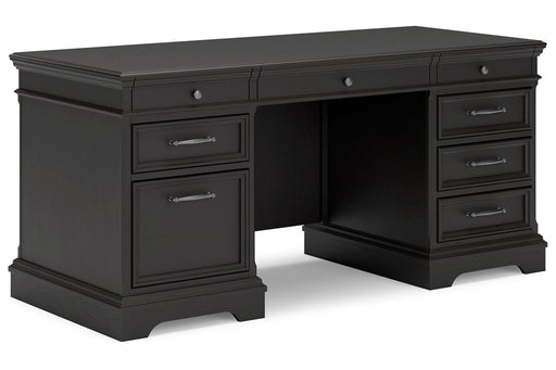 Beckincreek Black Home Office Desk - SET | H778-21L | H778-21R | H778-21T - Vega Furniture