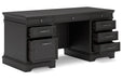 Beckincreek Black Home Office Desk - SET | H778-21L | H778-21R | H778-21T - Vega Furniture