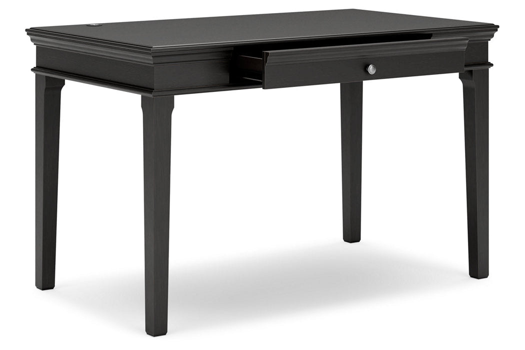 Beckincreek Black Home Office Small Leg Desk - H778-10 - Vega Furniture