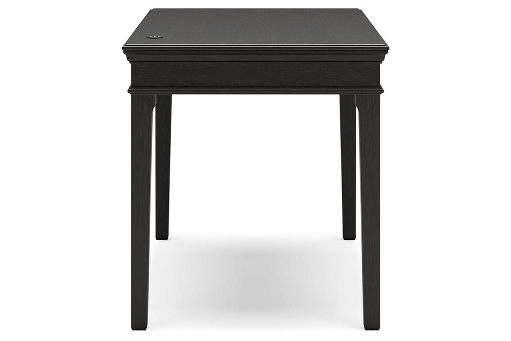 Beckincreek Black Home Office Small Leg Desk - H778-10 - Vega Furniture