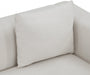 Beige Alfie Linen Textured Fabic Loveseat - 642Beige-L - Vega Furniture