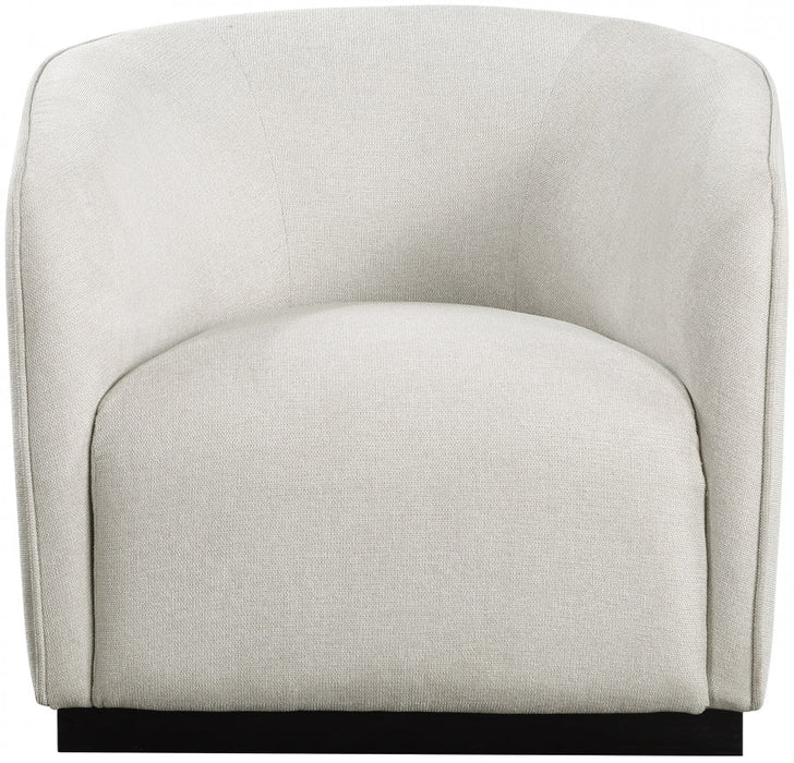 Beige Mylah Polyester Fabric Chair - 675Beige-C - Vega Furniture