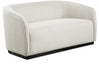 Beige Mylah Polyester Fabric Loveseat - 675Beige-L - Vega Furniture