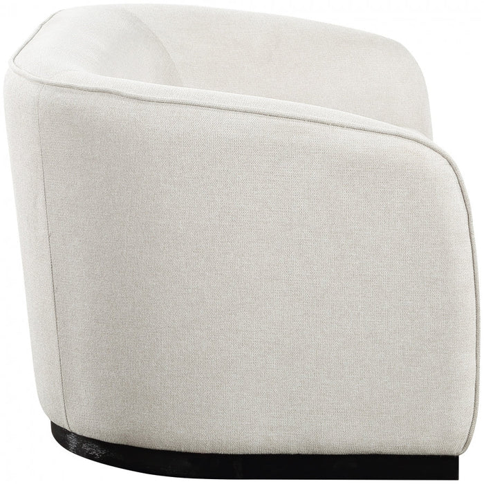 Beige Mylah Polyester Fabric Loveseat - 675Beige-L - Vega Furniture