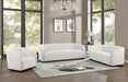 Beige Mylah Polyester Fabric Loveseat - 675Beige-L - Vega Furniture